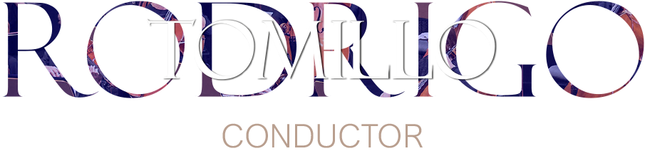 Rodrigo Tomillo - Conductor. Logo
